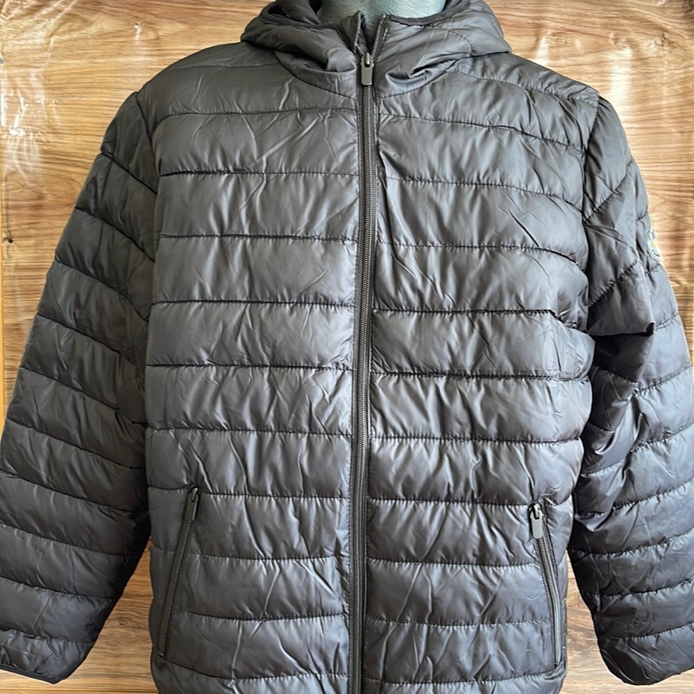 NWT Bass Creek Outfitters Puffer Jacket Blk women Sz.XL